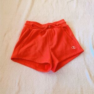 Champion Women's Bright Red Athletic Shorts